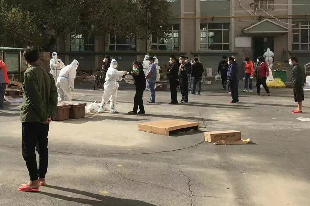 Three men are being investigated after a State Council live streamed press conference was ‘flooded’ with comments in support of Urumqi. Photo: Weibo