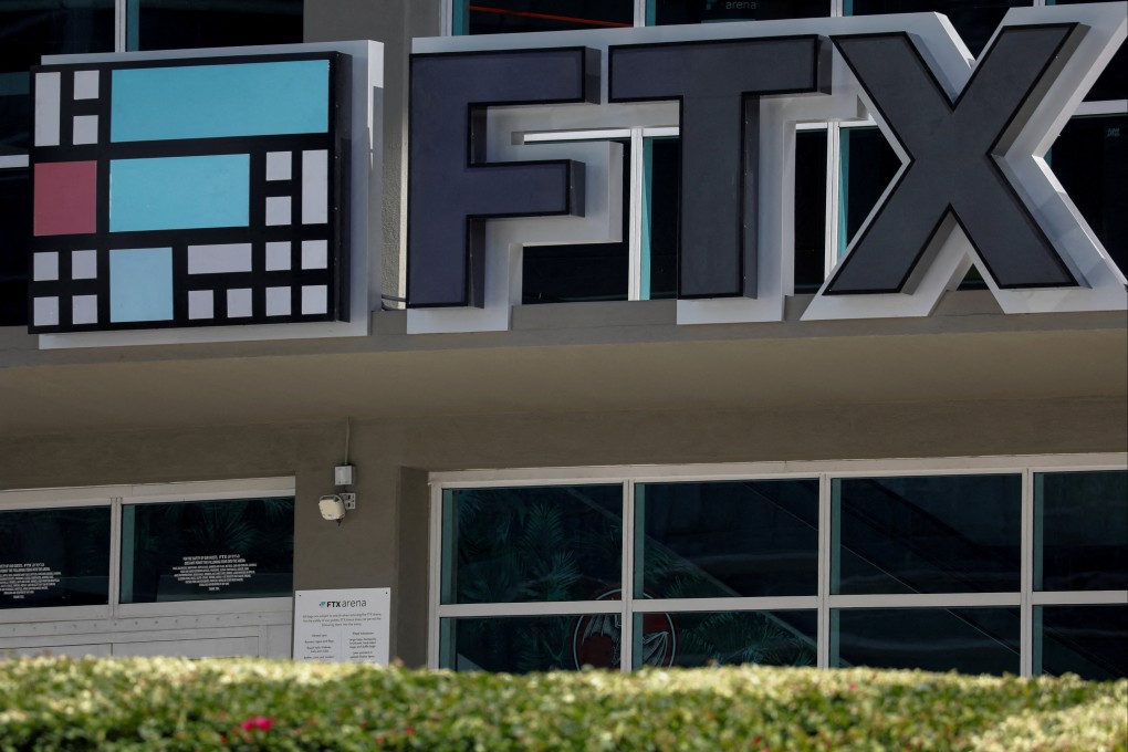 The logo of FTX seen at the entrance of FTX Arena in Miami, Florida, on November 12, 2022. Photo: Reuters