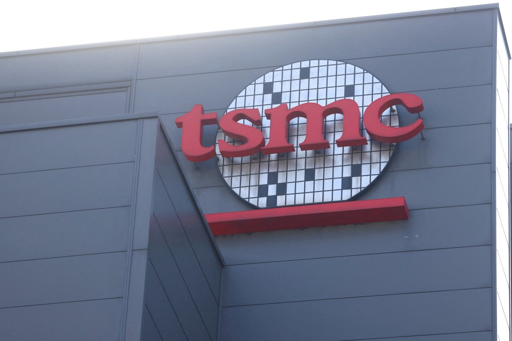 The Taiwan Semiconductor Manufacturing Co logo is seen at the chip maker's headquarters, in Hsinchu, Taiwan, on January 19, 2021. Photo: Reuters