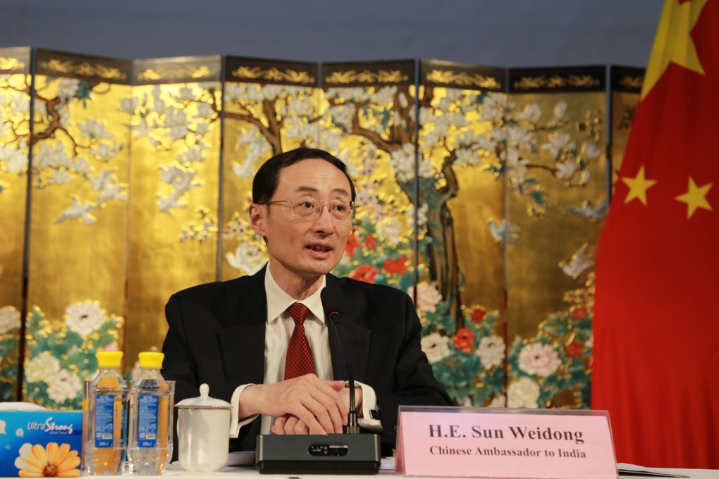 Chinese Ambassador to India Sun Weidong. Photo: Handout