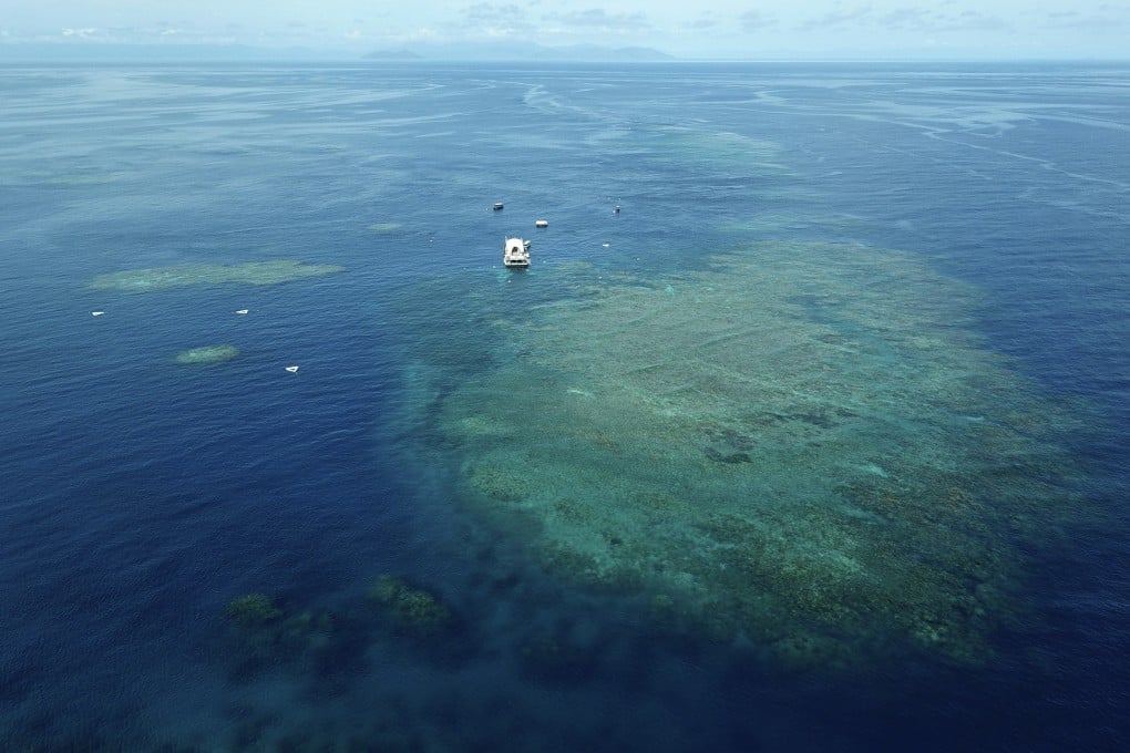 A section of the Great Barrier Reef in Gunggandji Sea Country off the coast of Queensland. Photo: AP