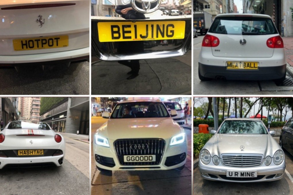 Hong Kong is a city obsessed with vanity car plates. Photo: SCMP composite/handout