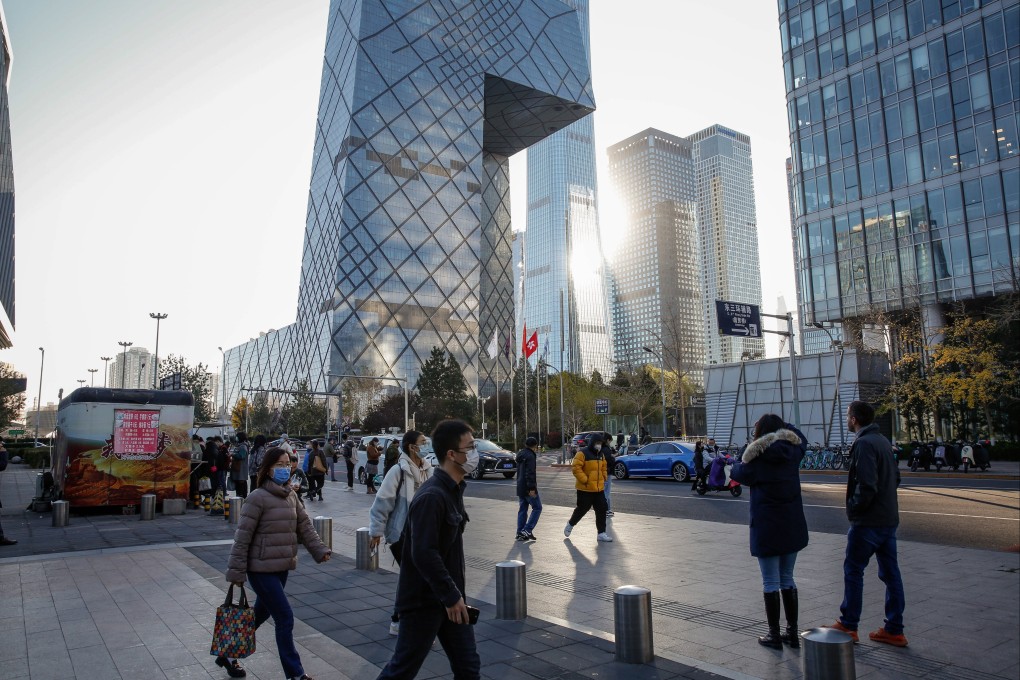 The central business district of Beijing. Moody’s Analytics had closed its offices in Beijing, Shanghai and Shenzhen and let go of about 100 people, Bloomberg reported on Friday. Photo: EPA-EFE