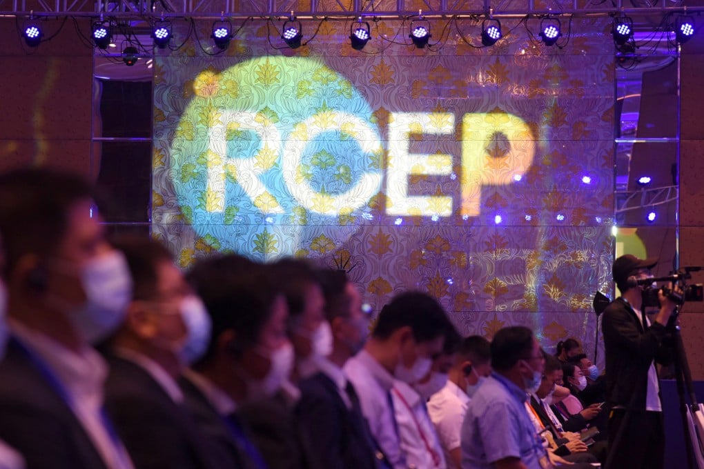 A Regional Comprehensive Economic Partnership (RCEP) forum on trade cooperation is held in Qingdao, China, on July 28. Hong Kong has applied to join the RCEP, which includes both China and all 10 Asean nations. Photo: Xinhua