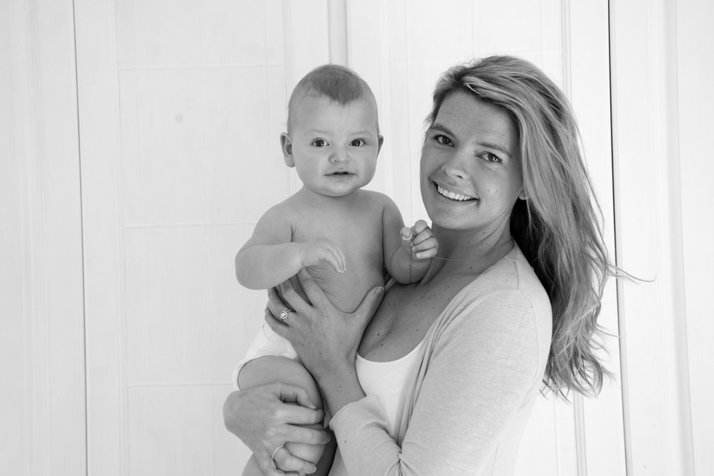 Victoria Warnes with her son Wills in 2017. She now helps new parents prepare for having a baby with antenatal classes delivered through Our Baby Club, the platform she founded. Photo: Victoria Warnes