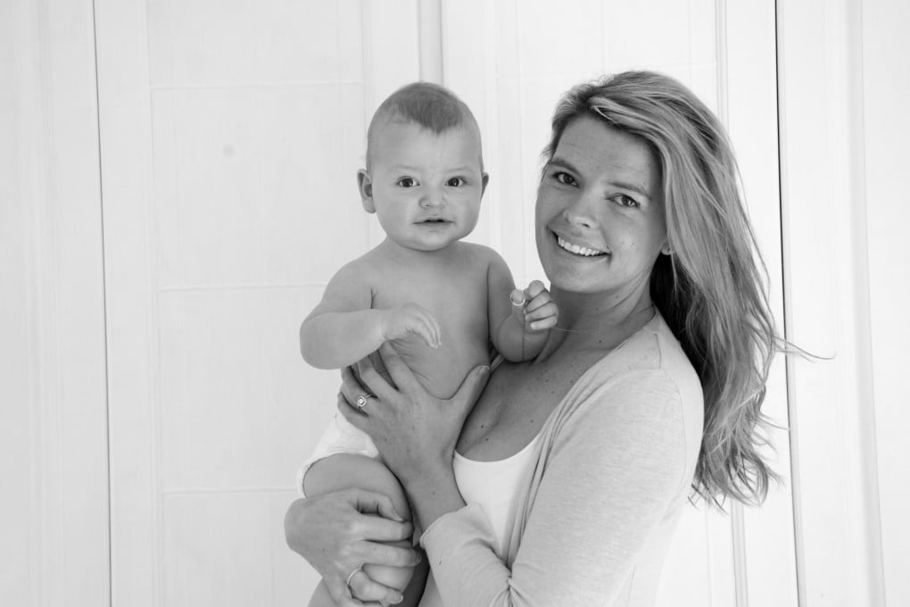 Victoria Warnes with her son Wills in 2017. She now helps new parents prepare for having a baby with antenatal classes delivered through Our Baby Club, the platform she founded. Photo: Victoria Warnes