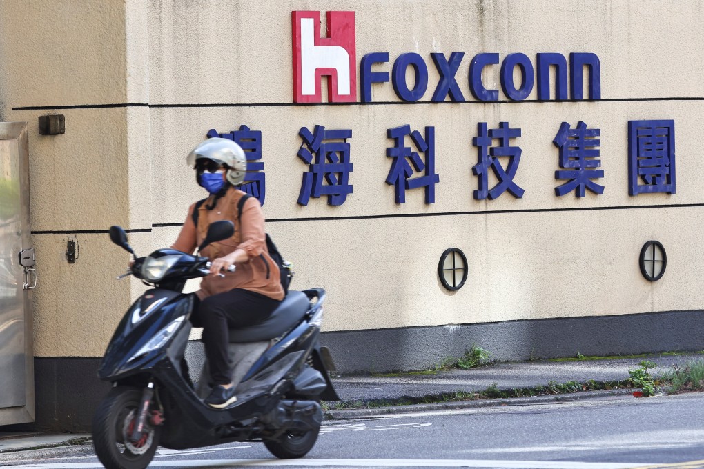 Foxconn’s company building in Taipei, Taiwan. Photo: Reuters