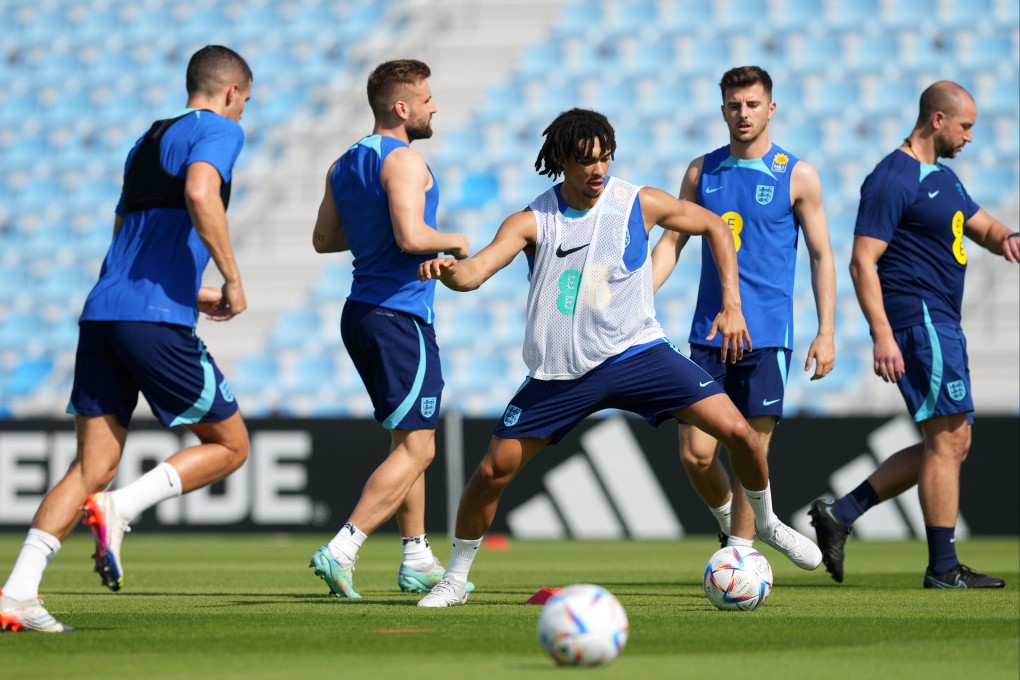 A training session for the England national soccer team in preparation for the FIFA World Cup Qatar 2022. Photo: dpa