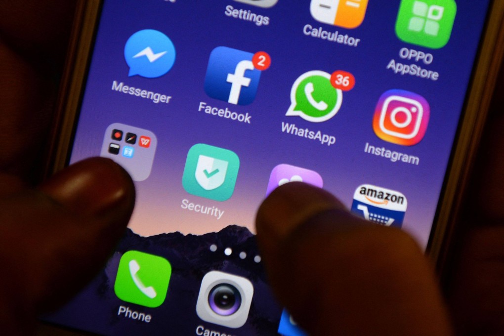 A man has been arrested on suspicion of posting seditious messages on his social media accounts. Photo: AFP