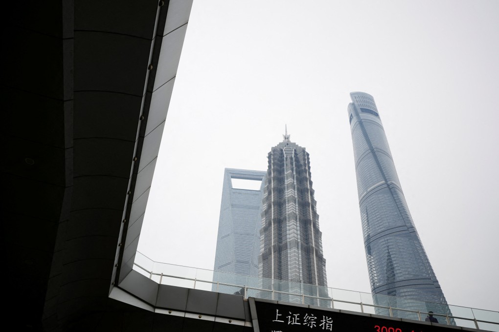 Shanghai’s Lujiazui financial district. Photo: Reuters