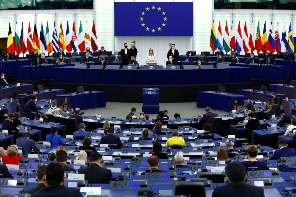 The European Parliament in Strasbourg, France, has seen no improvement in the human rights situation in China’s Xinjiang Uygur autonomous region. Photo: Reuters
