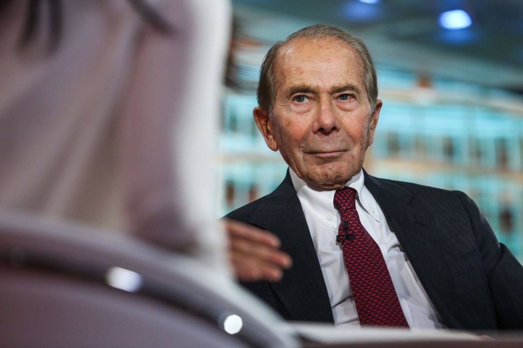 Maurice Greenberg, former chairman and CEO of American International Group. Photo: Bloomberg