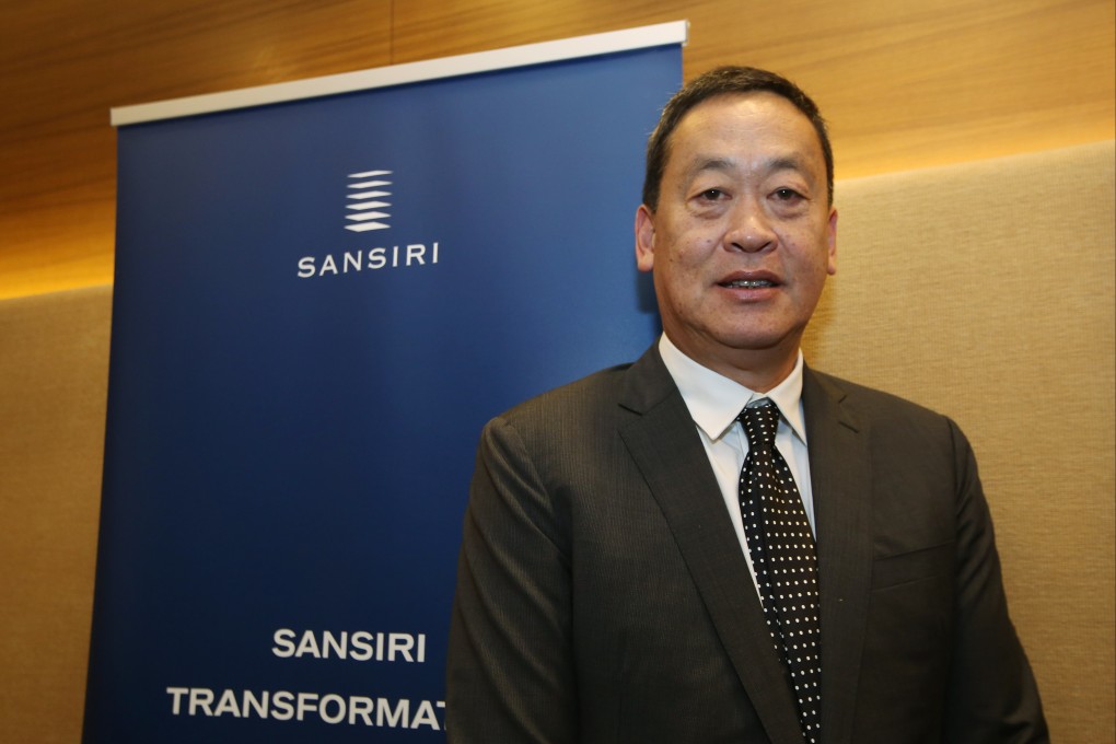 Sansiri president Srettha Thavisin in 2017. Photo: Edmond So