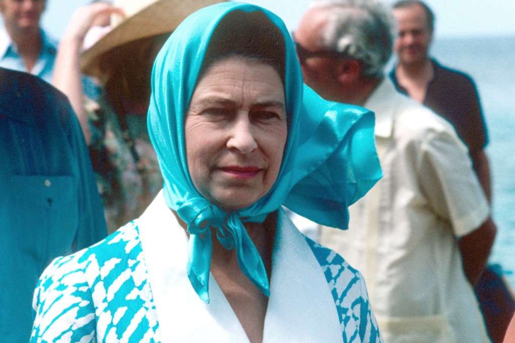 Britain’s Queen Elizabeth during a visit to the Caribbean island of Mustique in 1977. Photo: Getty Images