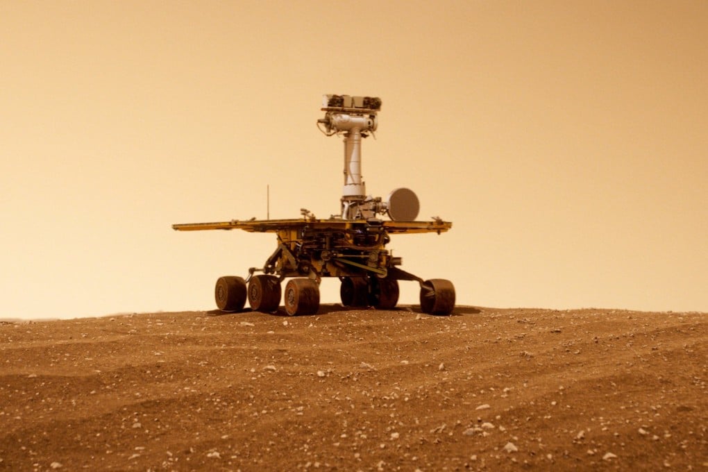 Oppy the Mars rover in a still from documentary Good Night Oppy, directed by Ryan White. Photo: Prime Video