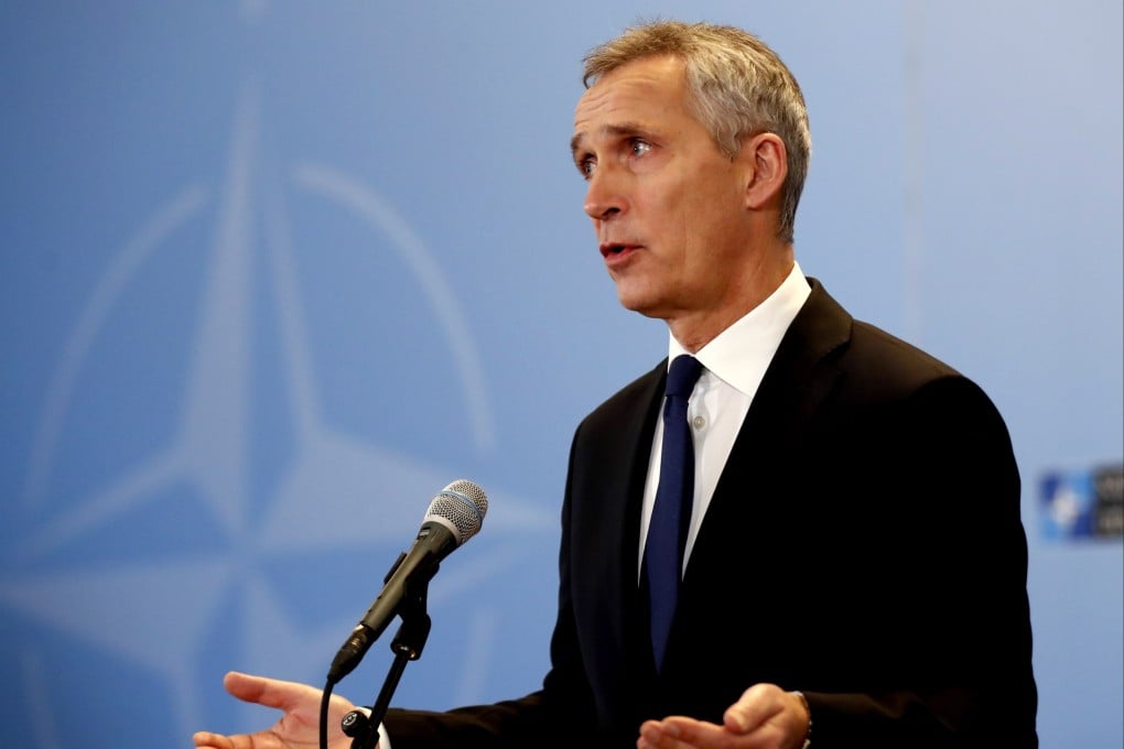 Nato Secretary-General Jens Stoltenberg reaffirmed the military alliance’s commitment to Ukraine on Tuesday, saying that the war-torn nation will one day become a member of the world’s largest security organisation. Photo: EPA-EFE