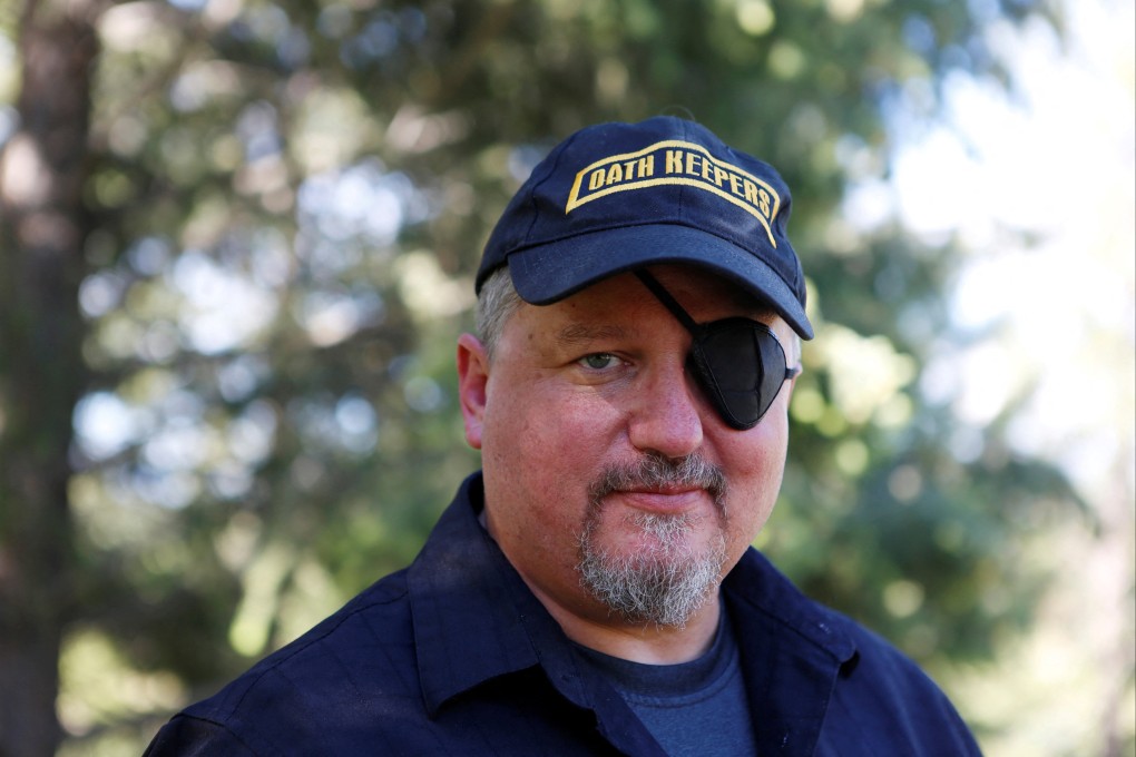 Oath Keepers militia founder Stewart Rhodes. Photo: Reuters