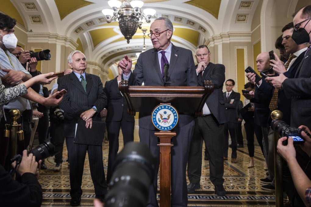 US Senator Chuck Schumer introduced the provision to the National Defence Authorisation Act in October. Photo: EPA-EFE