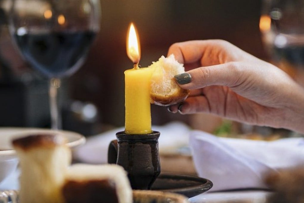 Edible butter candles at Kanapa, a restaurant in Ukraine’s capital Kyiv, are a blackout-appropriate favourite. Photo: Instagram / @kanapa.kyiv