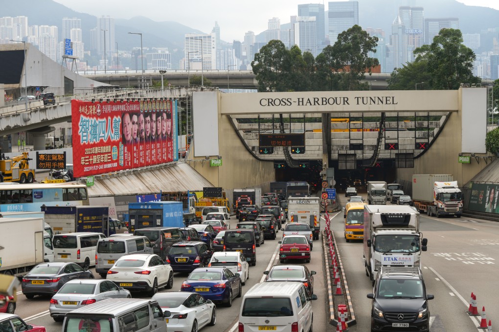 The Cross-Harbour Tunnel has the cheapest tolls. Photo: SCMP