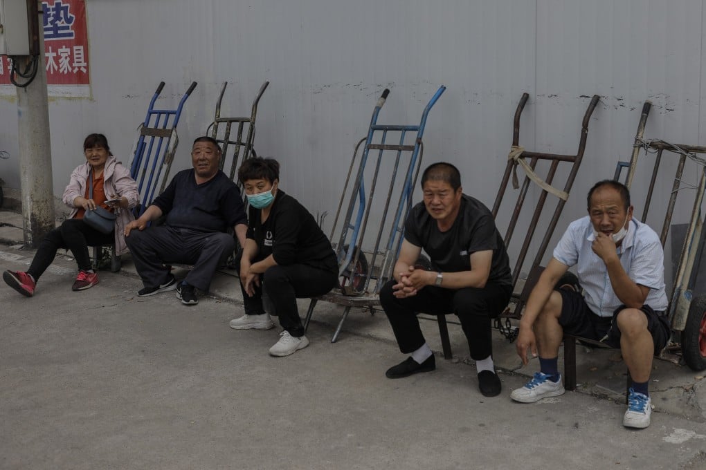 China’s sluggish economy and strict zero-Covid policy have hit low-income earners hard. Photo: EPA-EFE