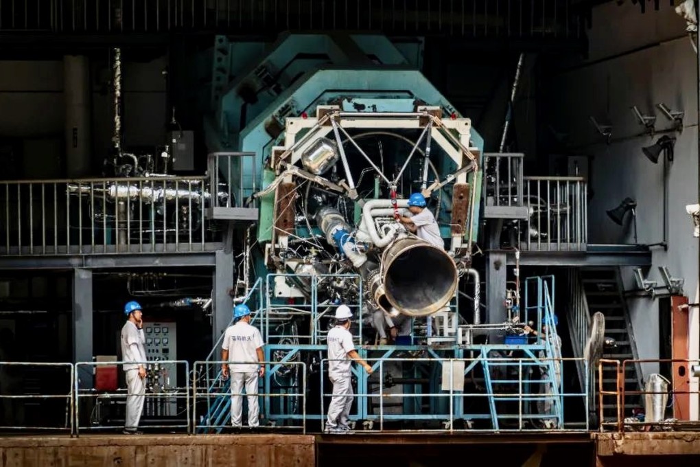 The Zhuque-2, which is slated for launch in the next two weeks, burns a mix of liquid methane and liquid oxygen. Photo: Landspace