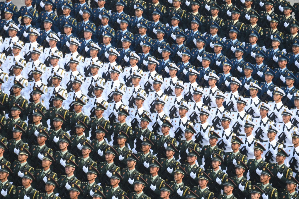 A military parade in Beijing celebrates the founding of the People’s Republic of China. Photo: Xinhua