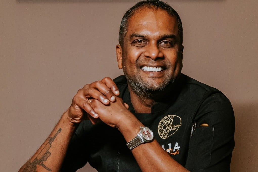 Sashi Cheliah, a former Singapore policeman and MasterChef Australia winner, at his fine-dining restaurant Pandan Club in Chennai, India. Photo: Pandan Club