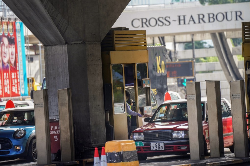 Traffic congestion at the Kowloon side entrance of the Cross Harbour Tunnel. Photo:  SCMP / Elson Li