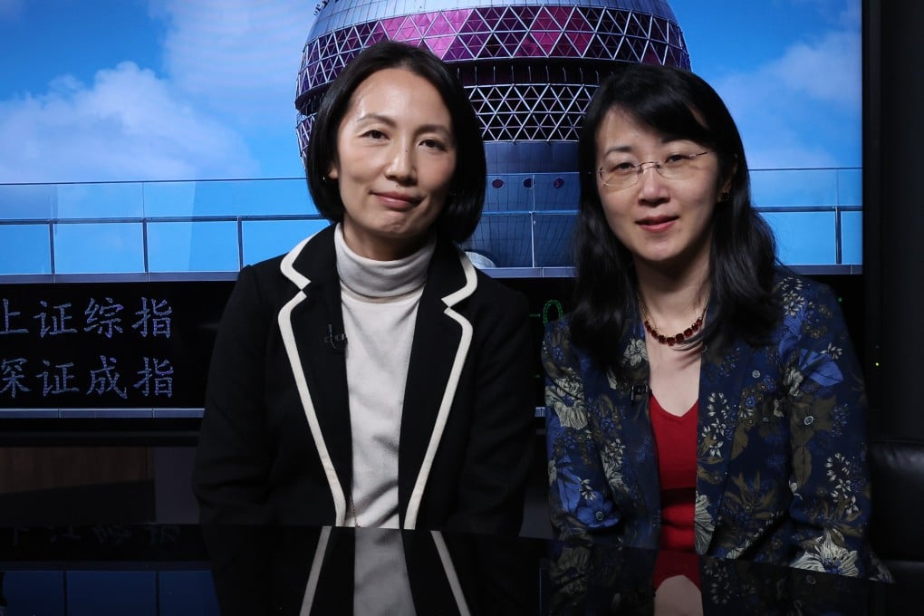 Helen Qiao, left, chief Greater China economist, and Winnie Wu, co-head of China equity research, of BofA Global Research. Photo: Edmond So