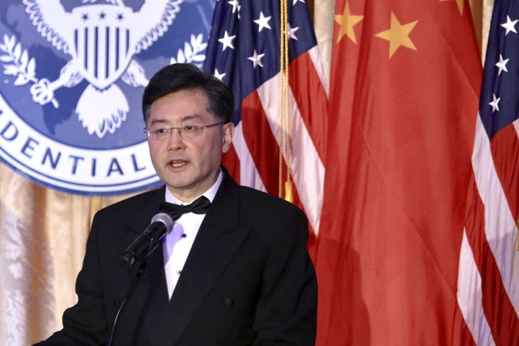 Chinese ambassador to the United States Qin Gang told American business leaders that “China will never shut its door”. Photo: Xinhua