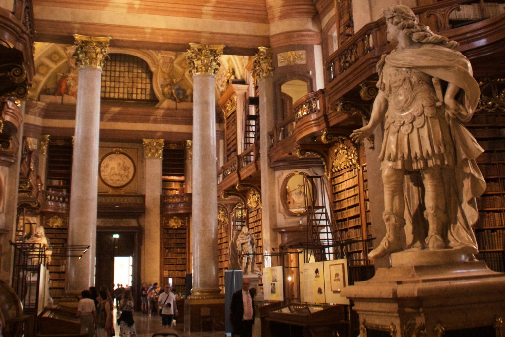 Smells can unexpectedly summon vivid memories and so should perhaps be paid more attention when we travel. The Austrian National Library is a highlight of a tour of Vienna, and smells of polish and old leather. Photo: Peter Neville-Hadley