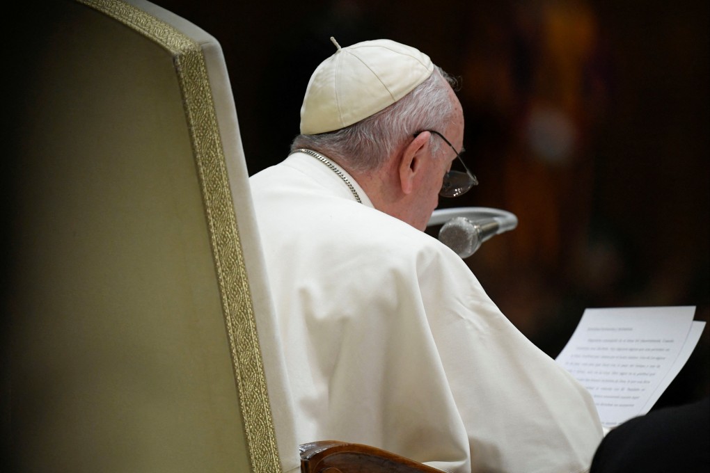 Pope Francis attended the weekly general audience at the Vatican where he went off-script while speaking to Polish pilgrims. Photo: Reuters