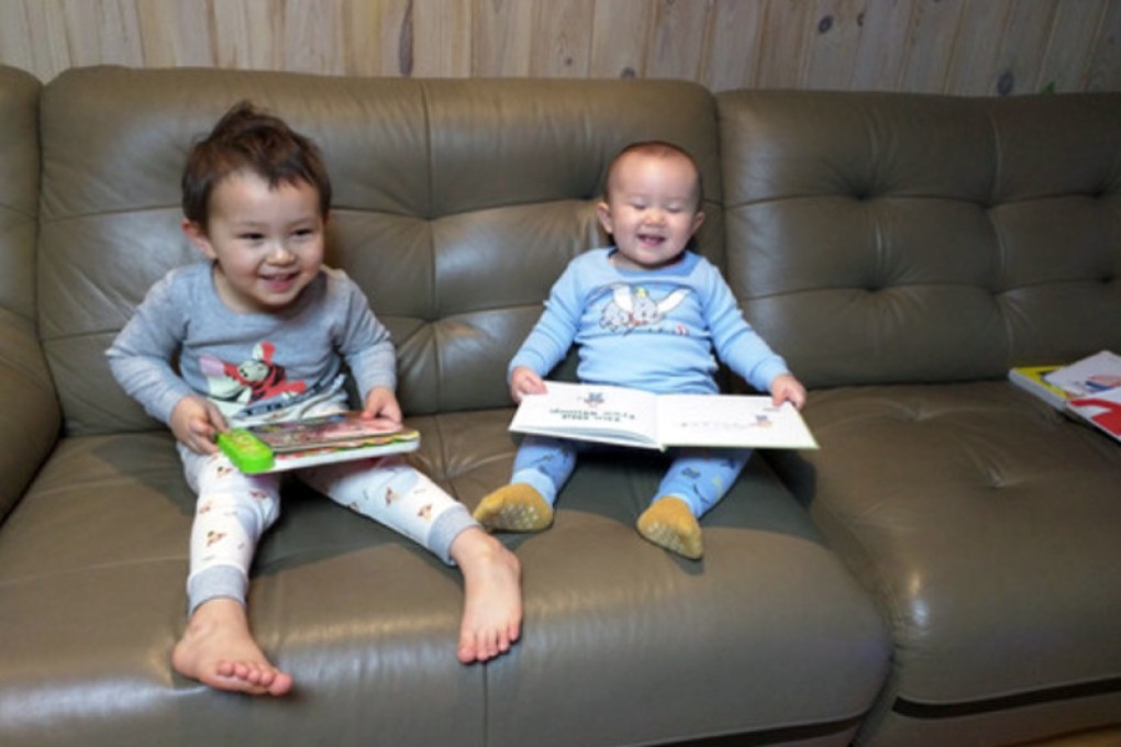 John Sichi’s children in Seoul, South Korea. Photo: Handout