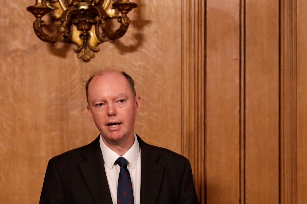 Chris Whitty, the Chief Medical Officer for England, during a Covid-19 press conference in December 2020. His annual report, released on Thursday, focuses on air pollution. Photo: via Reuters