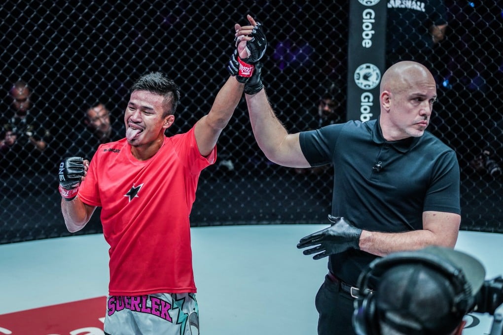Superlek wins a split decision against fellow Thai Panpayak at ONE Championship on Prime Video 5. Photo: ONE Championship.