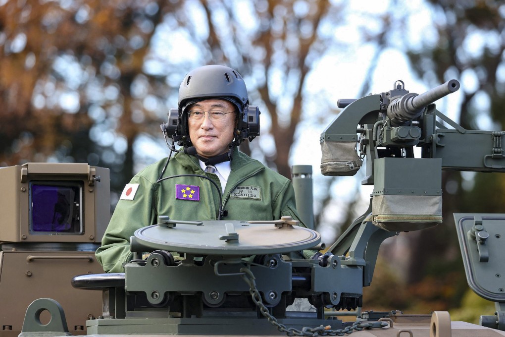 Japanese Prime Minister Fumio Kishida (pictured) has ordered a sharp rise in defence spending to 2 per cent of gross domestic product by 2027. Photo: Jiji Press/AFP