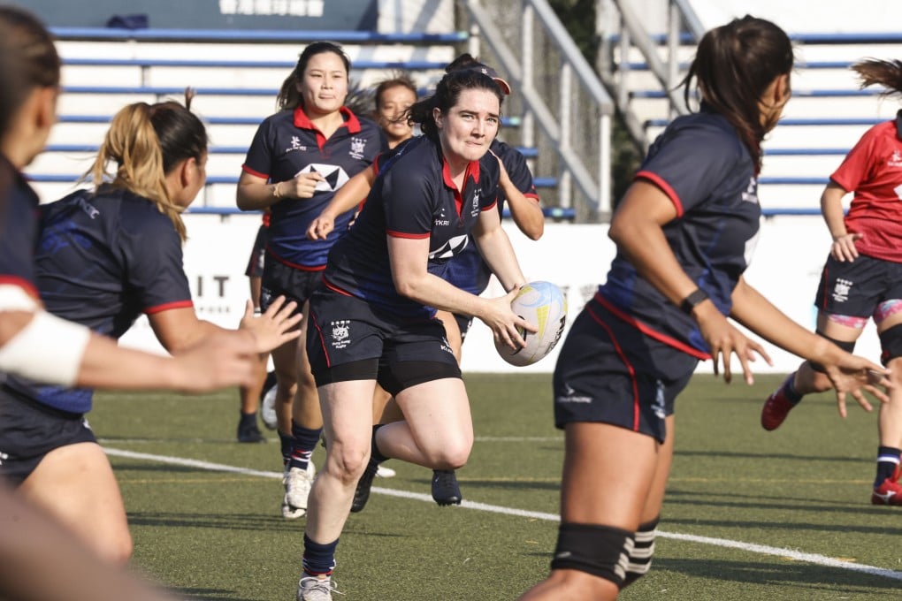 Hong Kong National Team in training at King’s Park ahead of their Kazakhstan match. Photo: K. Y. Cheng