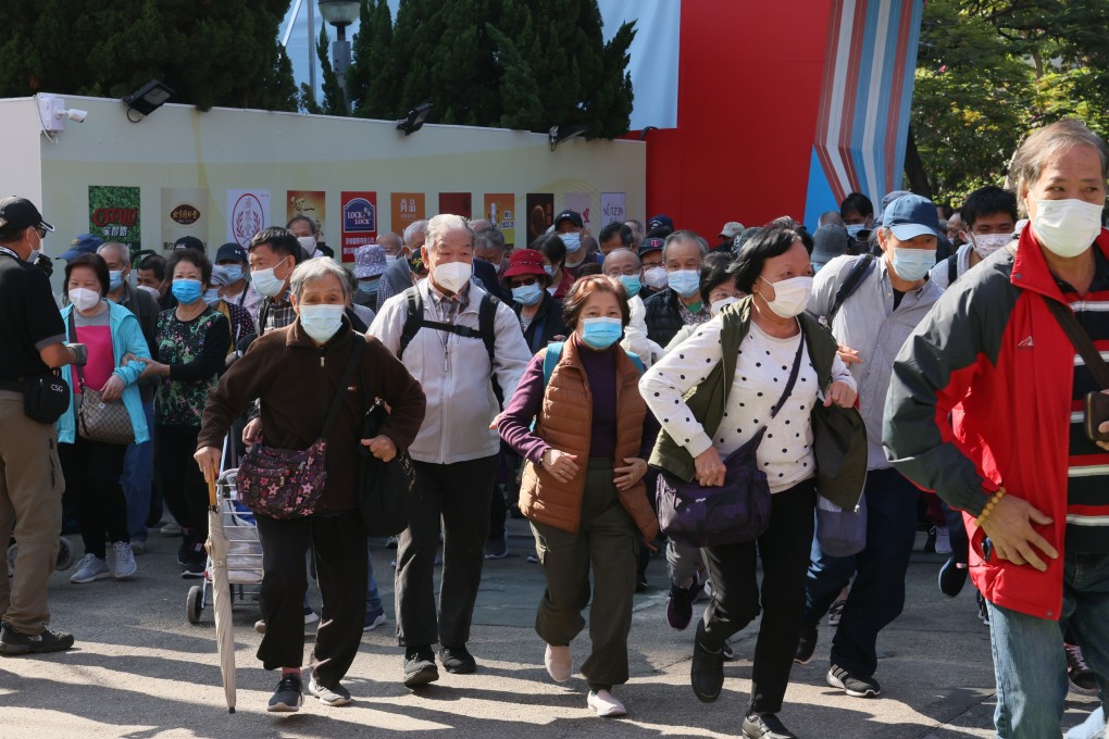 Shoppers rush to take advantage of the discounted wares at the Hong Kong Brands and Products Expo. Photo: Dickson Lee