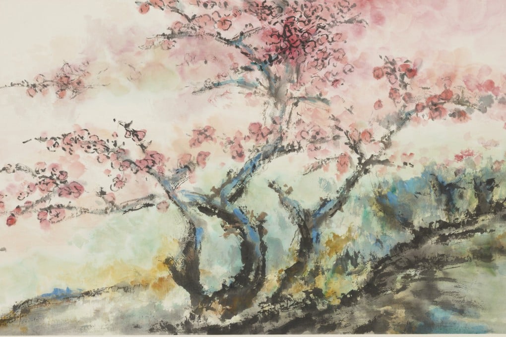 “Plum Blossoms” by Zhu Qizhan. To celebrate the 60th anniversary of the Hong Kong Museum of Art, a new gallery is opening with Chinese artworks and artefacts donated by collectors. Photo: Hong Kong Museum of Art