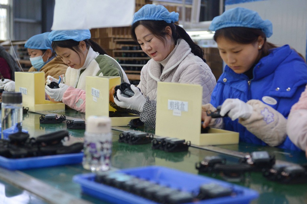 China’s producer price index (PPI), which reflects the prices that factories charge wholesalers for products, fell by 1.3 per cent in November, unchanged from October. Photo: AFP