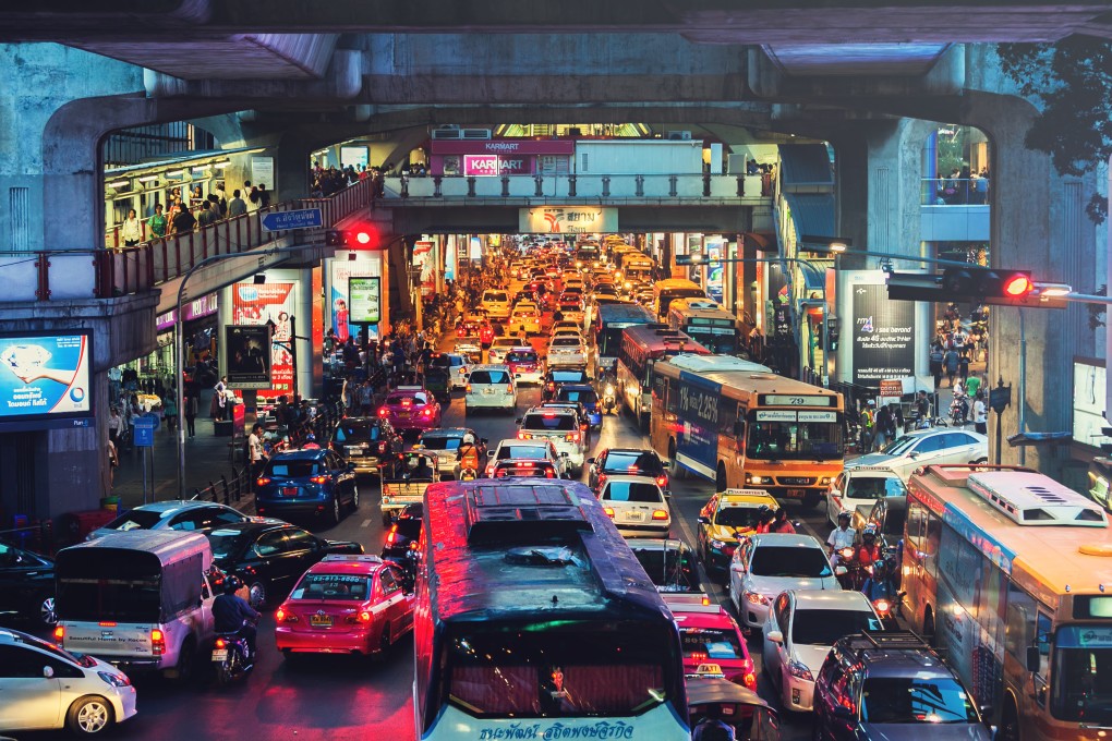 Heavy traffic in Bangkok, the capital of Thailand, the country with the second-highest road traffic fatality rate in the world according to a 2018 WHO report. Photo: Shutterstock