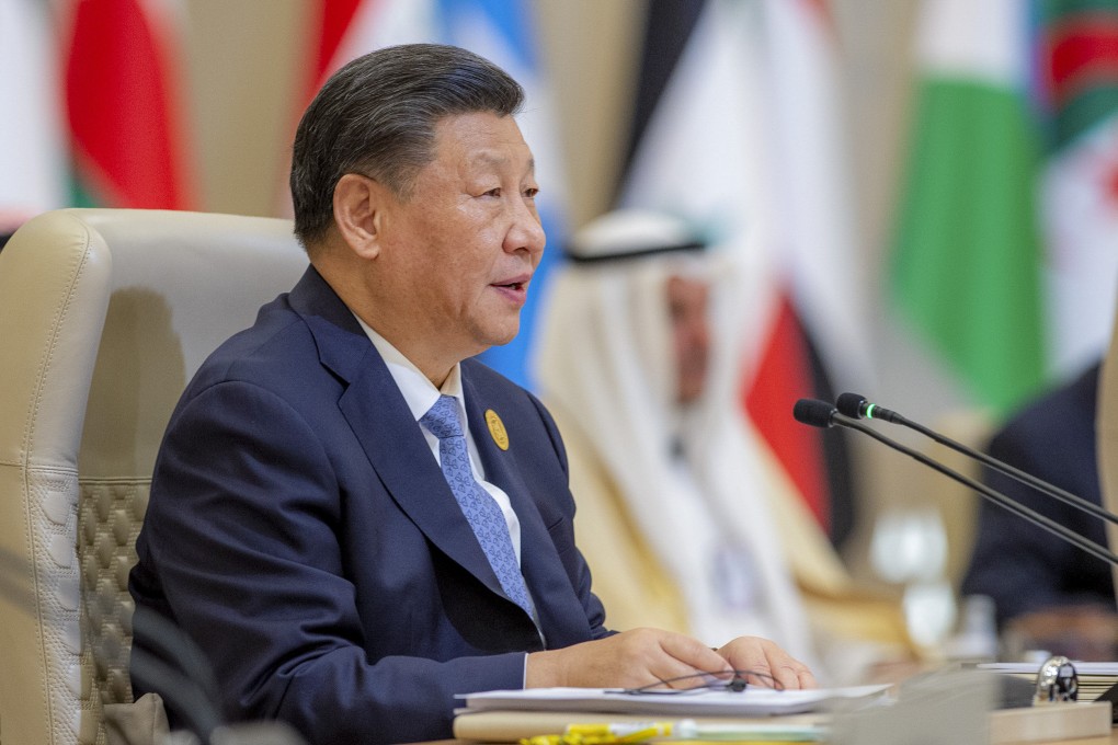Xi Jinping pictured at the China-Arab states summit in Saudi Arabia. Photo: Xinhua