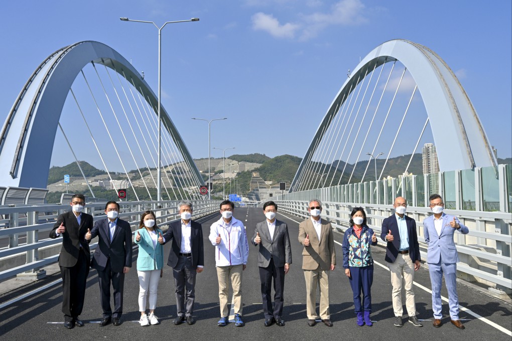 The Tseung Kwan O-Lam Tin Tunnel and the connecting Cross Bay Link are set to begin toll-free services at 8am on Sunday. Photo: Handout