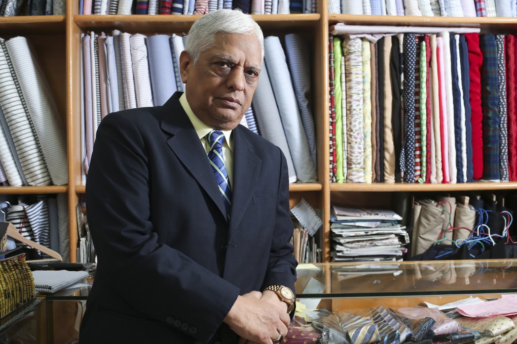 Manu Melwani, the second-generation owner of Sam’s Tailor. Photo: K. Y. Cheng