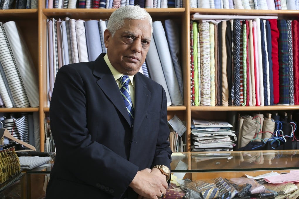 Manu Melwani, the second-generation owner of Sam’s Tailor. Photo: K. Y. Cheng