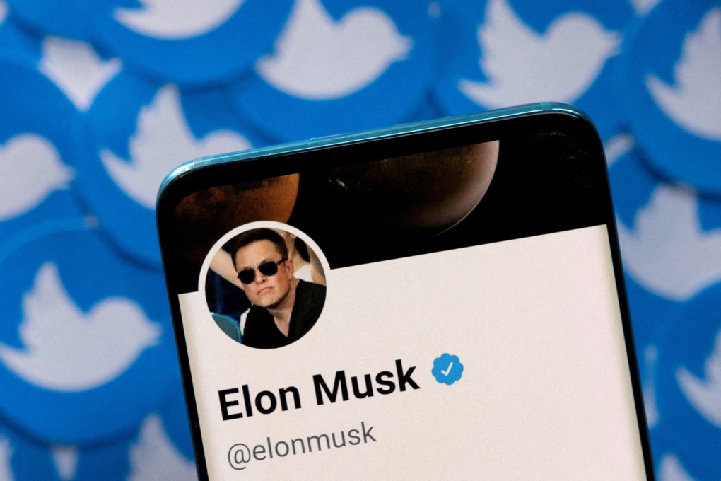 Elon Musk’s Twitter profile. Photo: Reuters/File