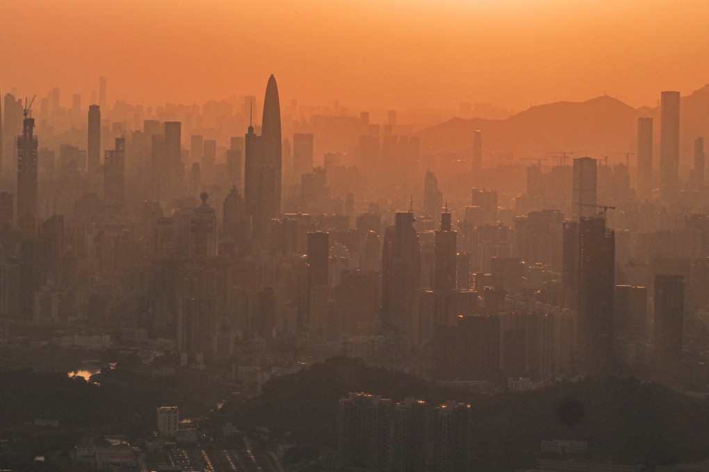 A view of Shenzhen’s skyline at dusk. The southern Chinese city wants to become a hub for fundamental research. Photo: SCMP/Martin Chan