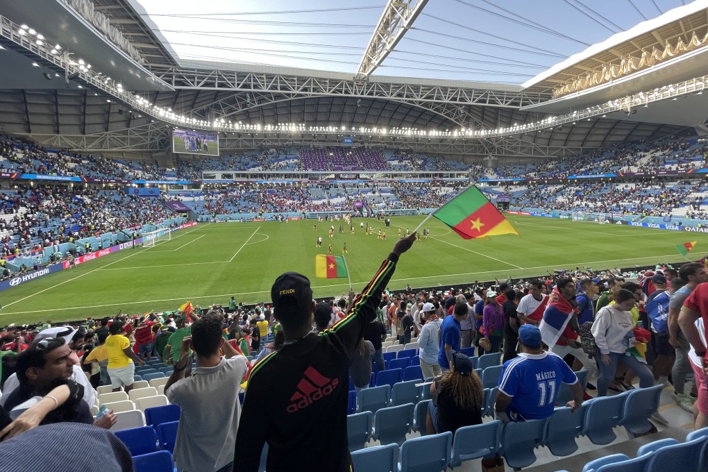 Al Janoub is one of the stadiums built in Qatar for the World Cup. Fifa’s claim of a carbon-neutral World Cup has been called into question, in part by questions about what happens to stadia once the tournament is over. Photo: Jamie Carter