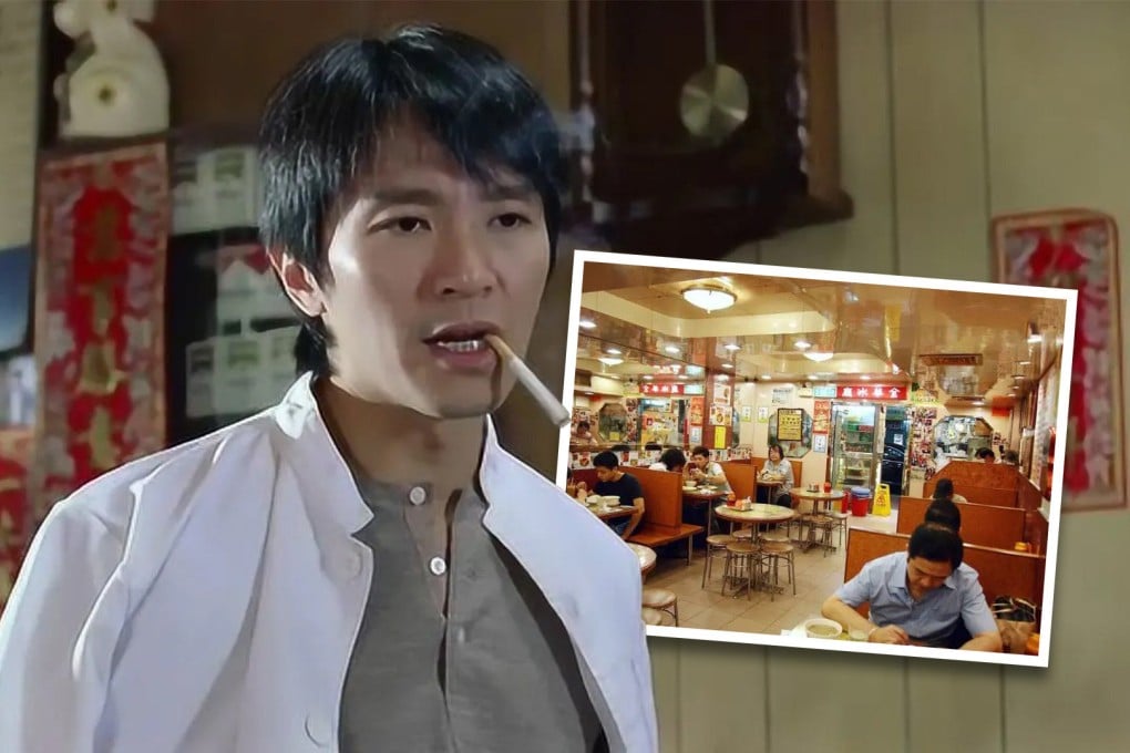 Hong Kong actor Stephen Chow Sing-chi played a cha chaan teng waiter in the 1998 comedy, “The Lucky Guy”, and a local meal-delivery-boy in the 1999 hit, “King of Comedy”. Photo: SCMP Composite.